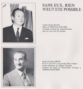 Highlight for Album: HISTORIQUE  du Site  de Notre Dame d'Afrique  de THEOULE